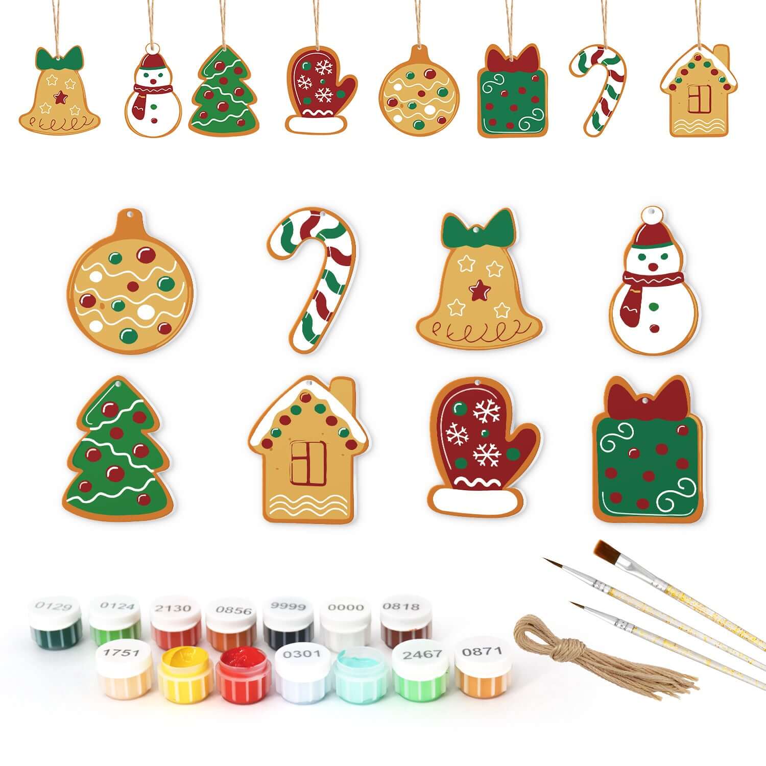 Winter Joy -  Paint by numbers Kit -  Portrait By Numbers