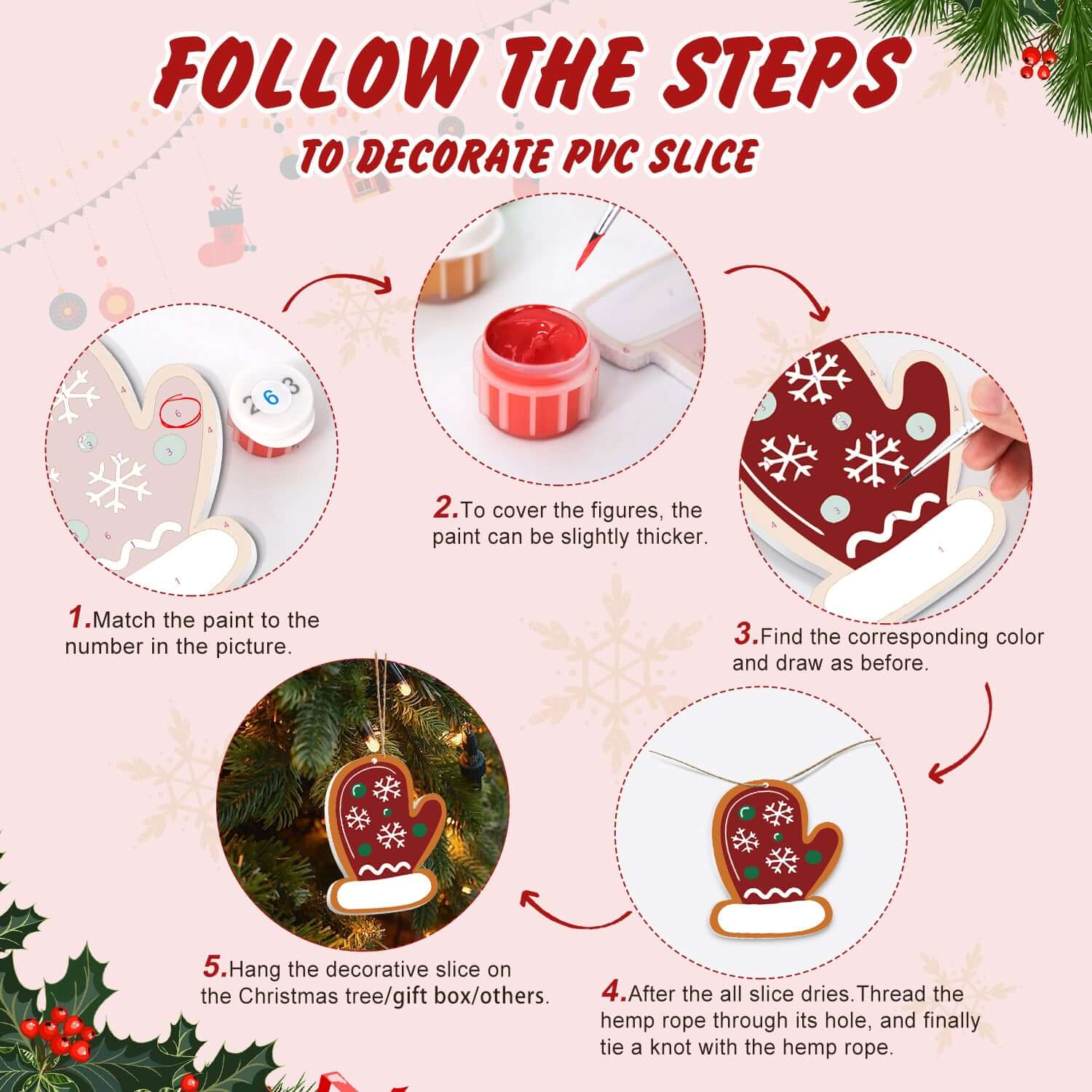 Winter Joy -  Paint by Numbers Kit for Adults | Relaxing DIY Art Gift | -  Portrait By Numbers