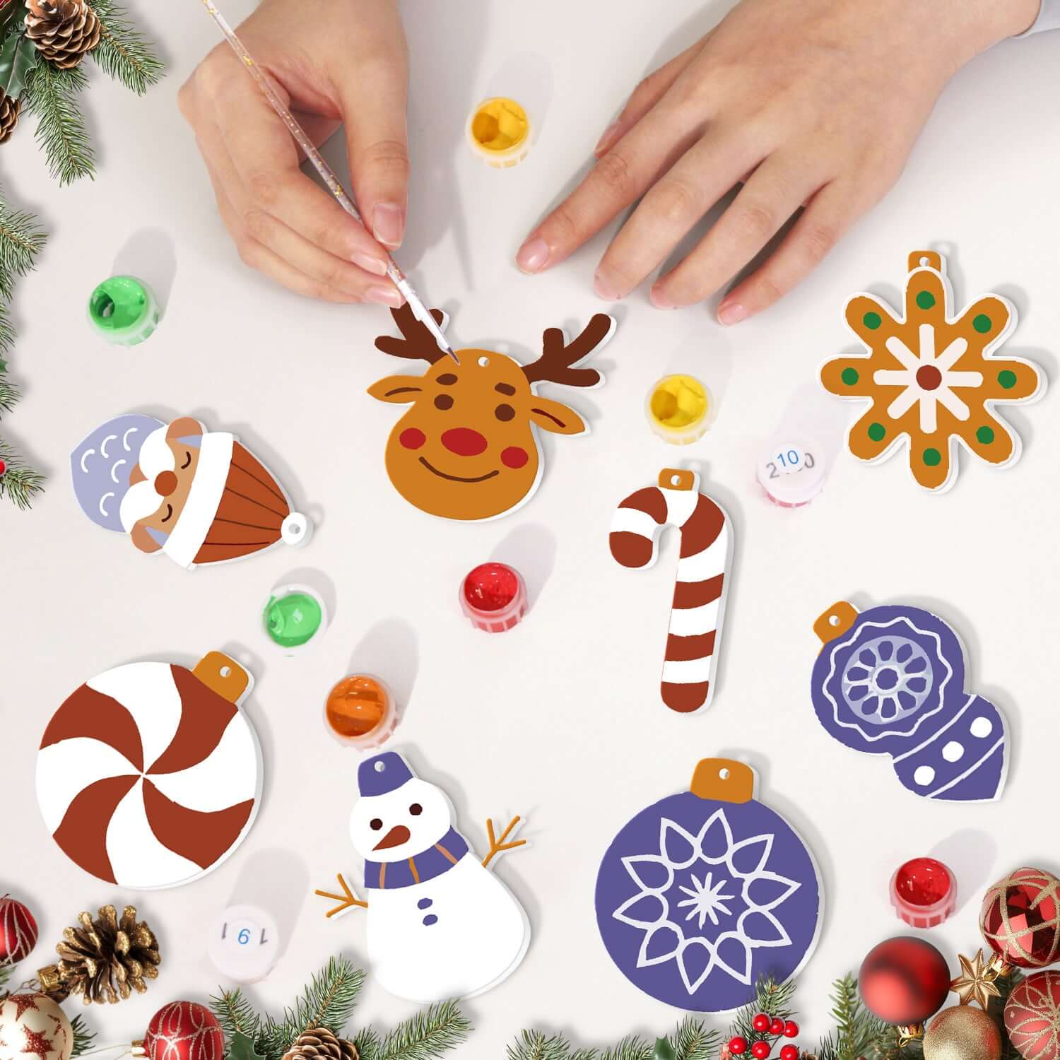 Winter Magic -  Paint by Numbers Kit for Adults | Relaxing DIY Art Gift | -  Portrait By Numbers