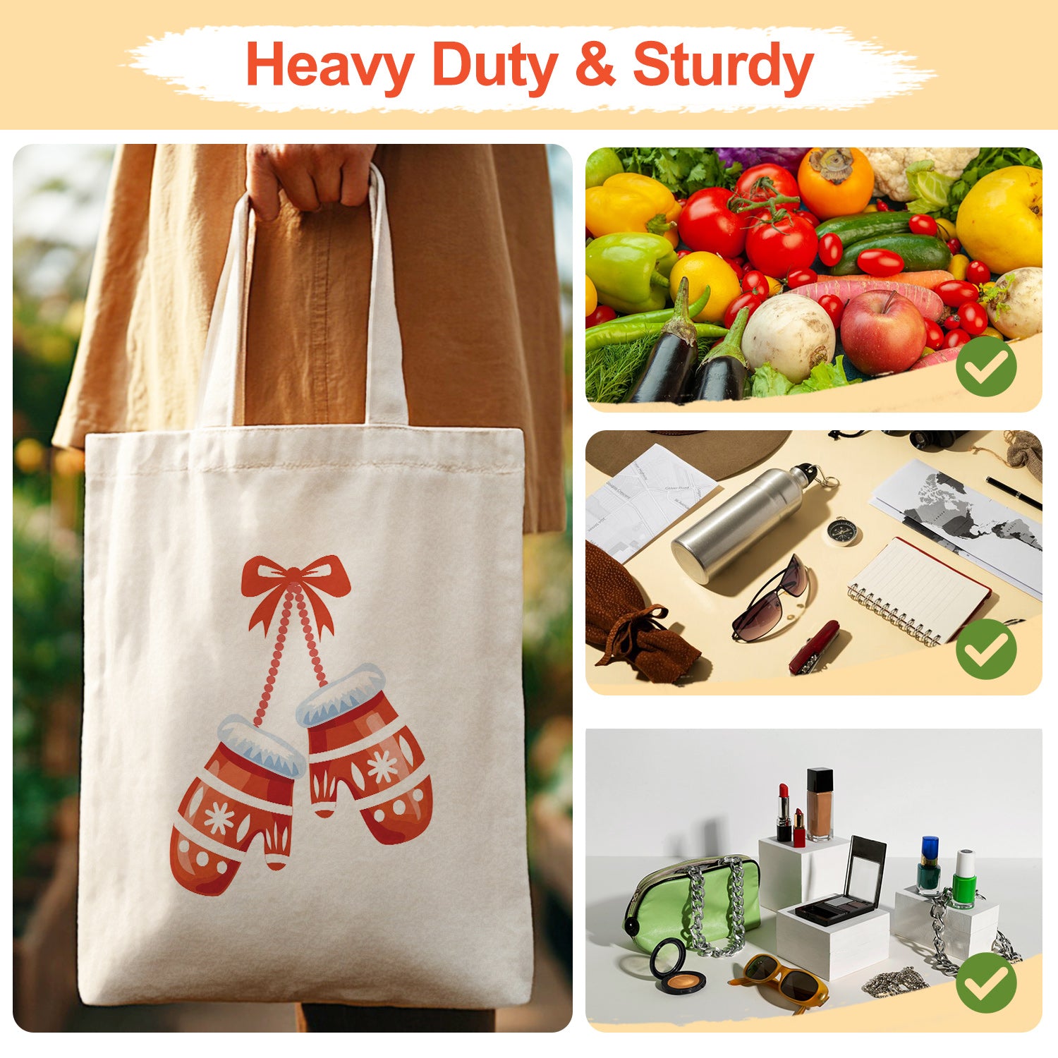 Winter Mittens Bag -  Paint by Numbers Kit for Adults -  Portrait By Numbers