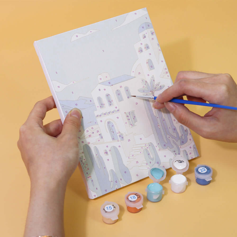 Wonderscape Minis (Set of 6) -  Paint by numbers Kit -  Portrait By Numbers