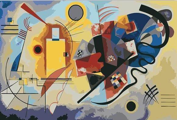 Yellow Red Blue - Wassily Kandinsky -  Paint by numbers Kit -  Portrait By Numbers