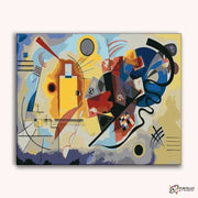 Yellow Red Blue - Wassily Kandinsky -  Paint by Numbers Kit for Adults -  Portrait By Numbers