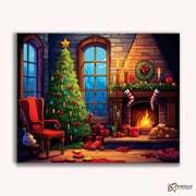 Yuletide Glow -  Paint by Numbers Kit for Adults -  Portrait By Numbers