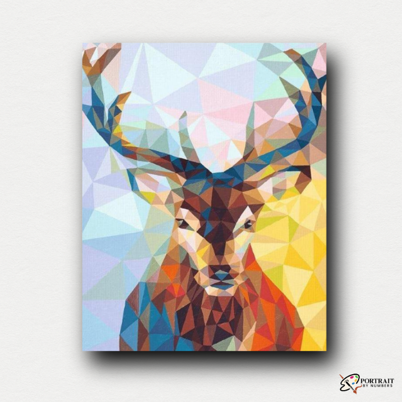 Cerf abstrait