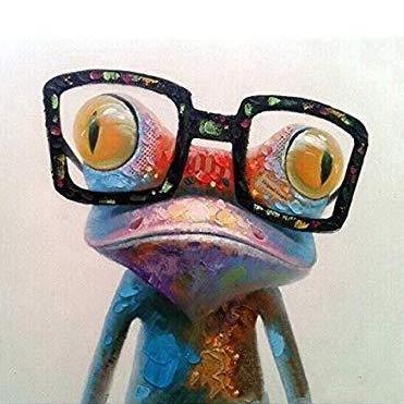 Abstract Frog Painting | Frog Painting Kit | Portrait By Numbers