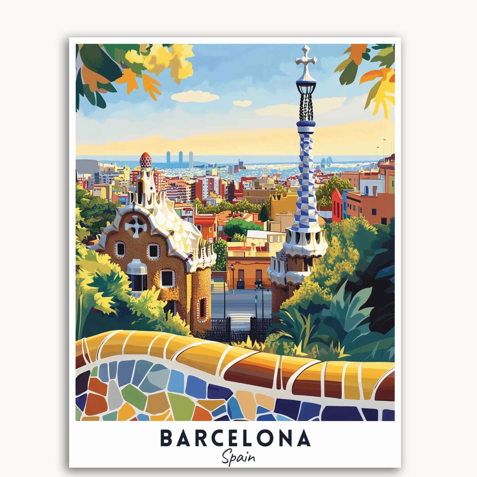 Barcelona - Travel Poster