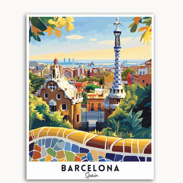 Barcelona - Travel Poster