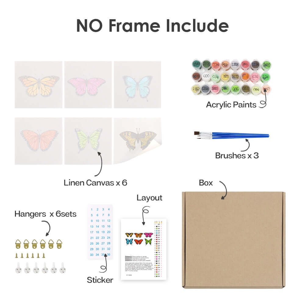 Flutter Minis (Set of 6)