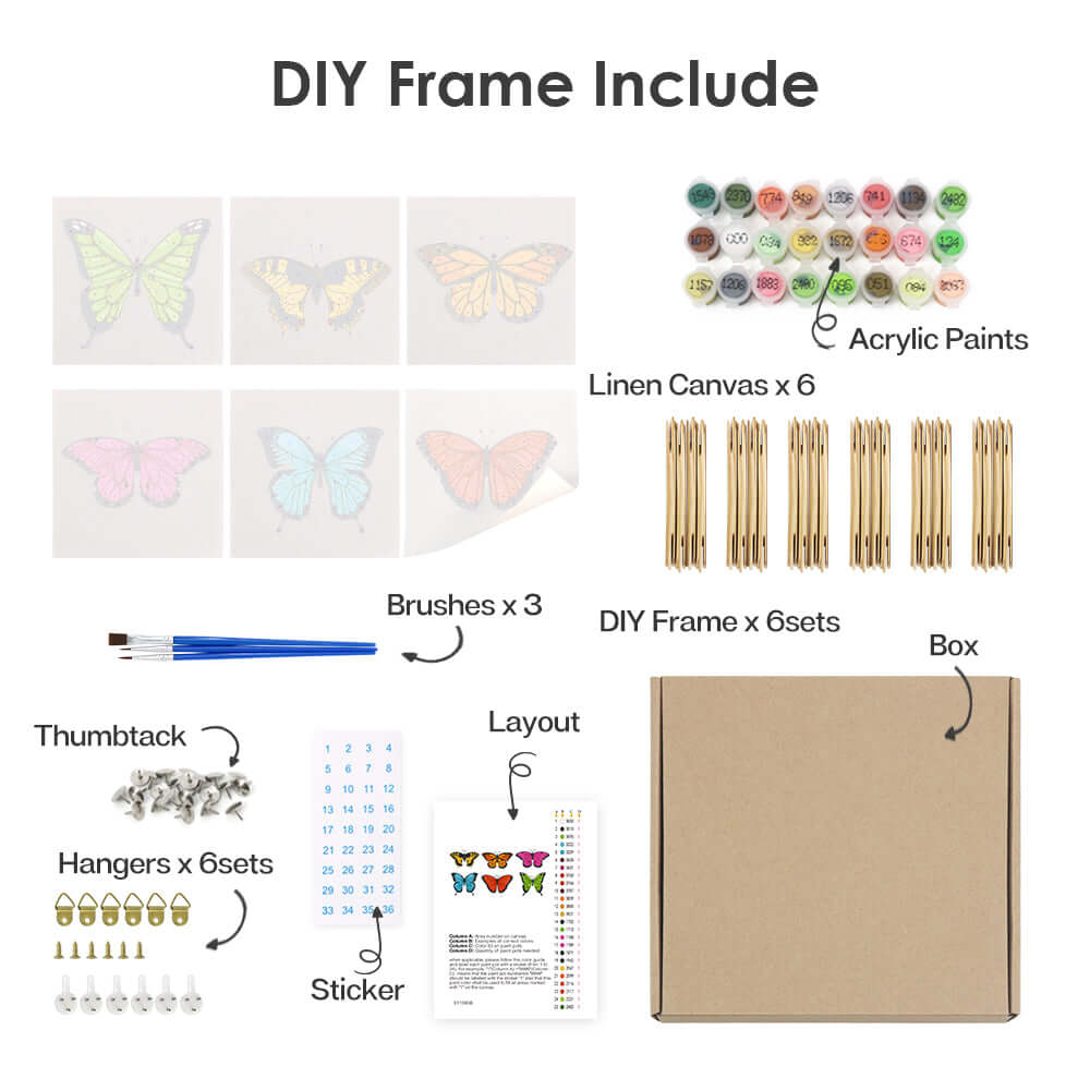 Flutter Minis (Set of 6)