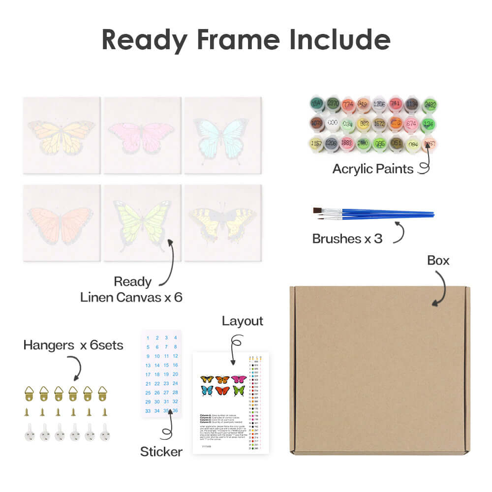 Flutter Minis (Set of 6)