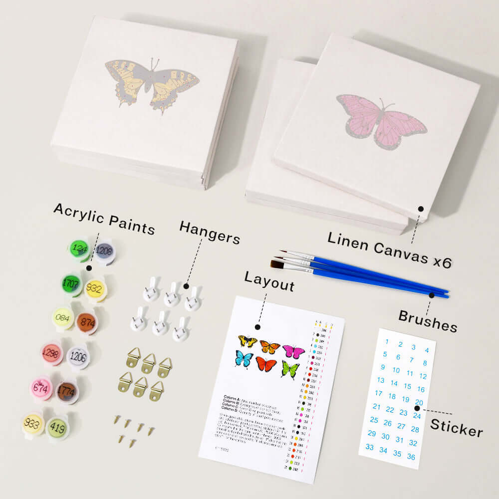 Flutter Minis (Set of 6)