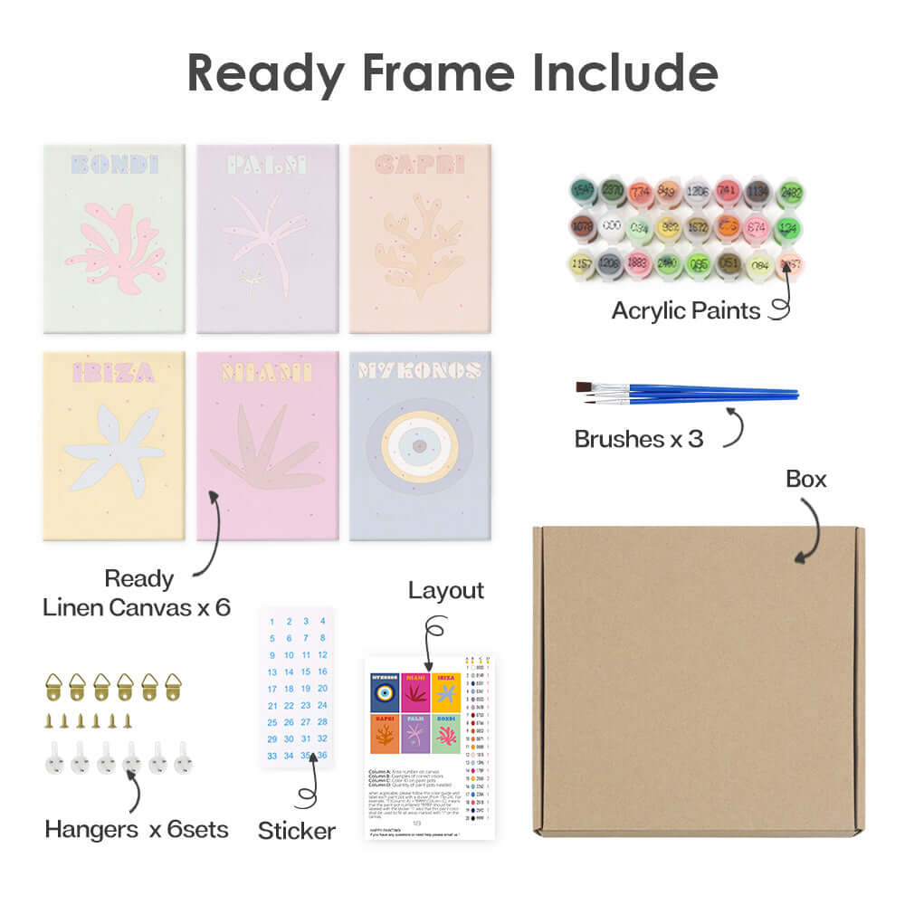 Coastline Crush (Set of 6)