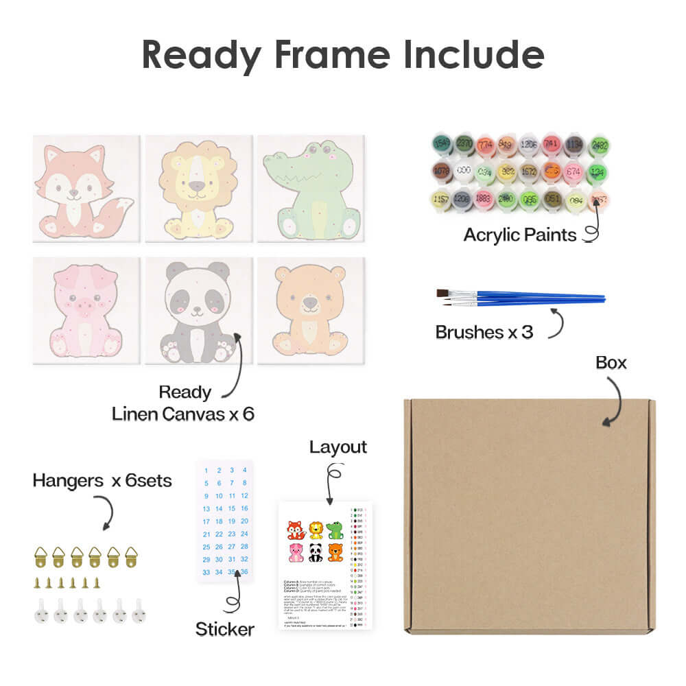 Cuddly Critters (Set of 6)