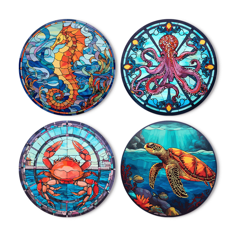 Sea Life (Set of 4)
