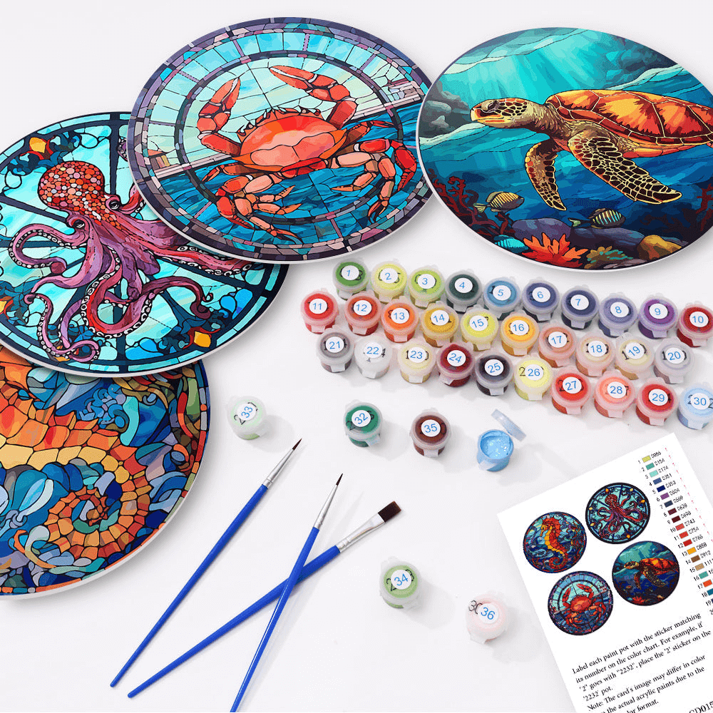 Sea Life (Set of 4)
