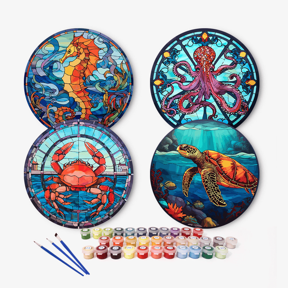 Sea Life (Set of 4)