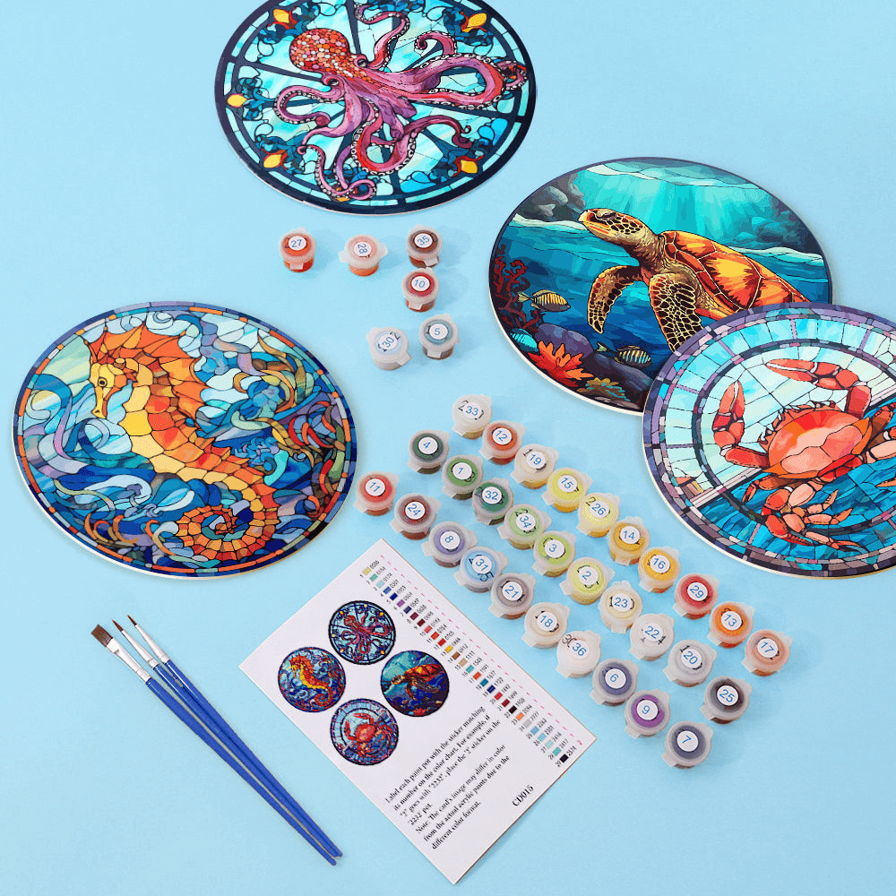 Sea Life (Set of 4)
