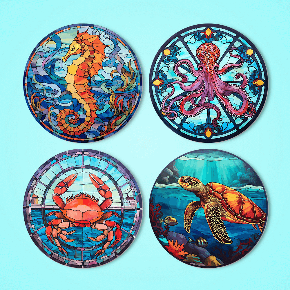 Sea Life (Set of 4)