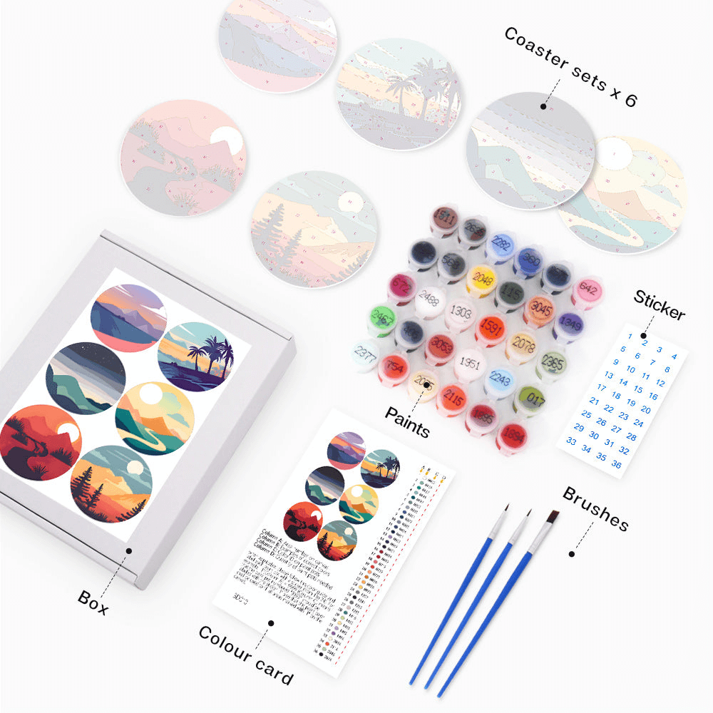 Dreamy Landscapes (Set of 6)