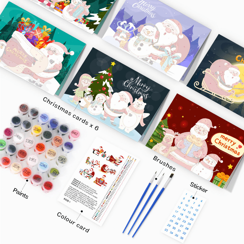 Holiday Greeting Cards | Christmas Cards | Portrait By Numbers