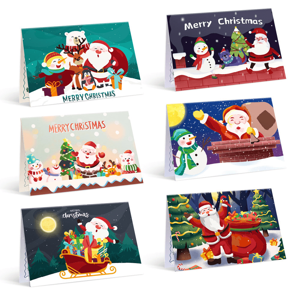 Christmas Note Cards | Christmas Cards | Portrait By Numbers