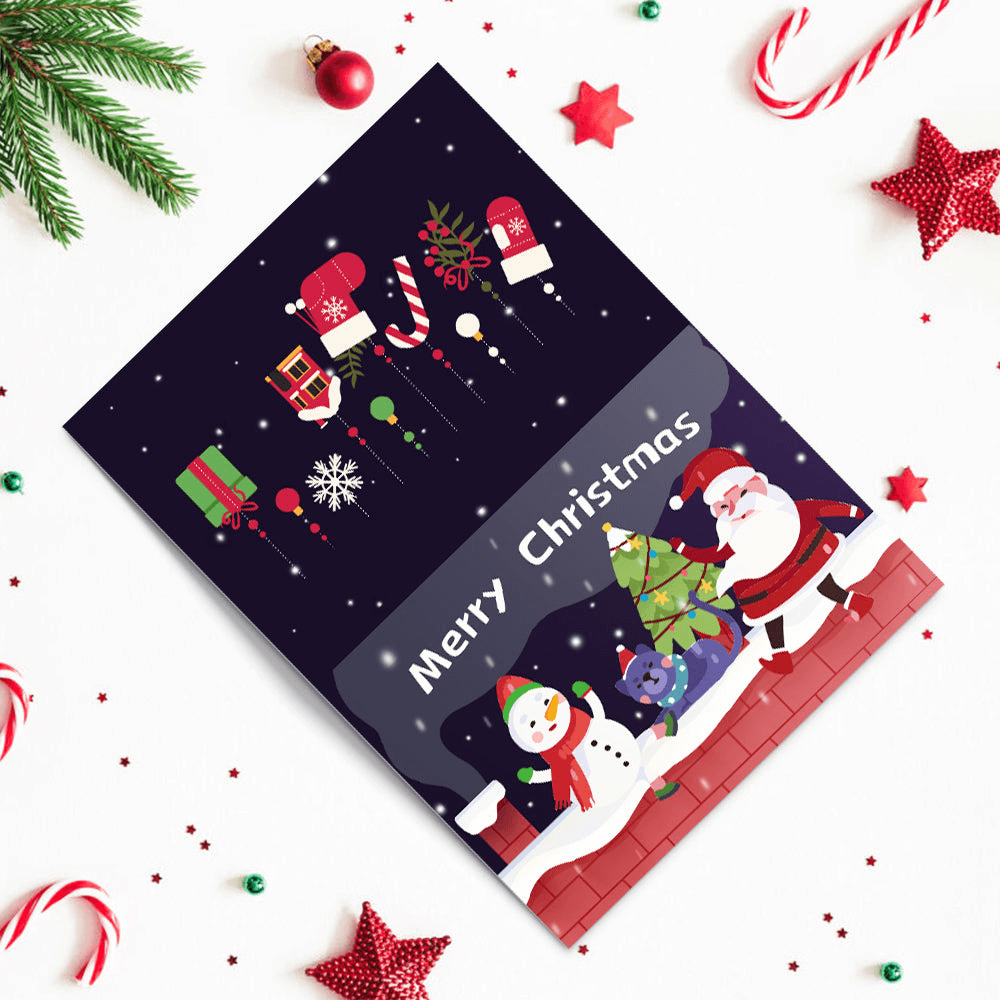 Christmas Note Cards | Christmas Cards | Portrait By Numbers