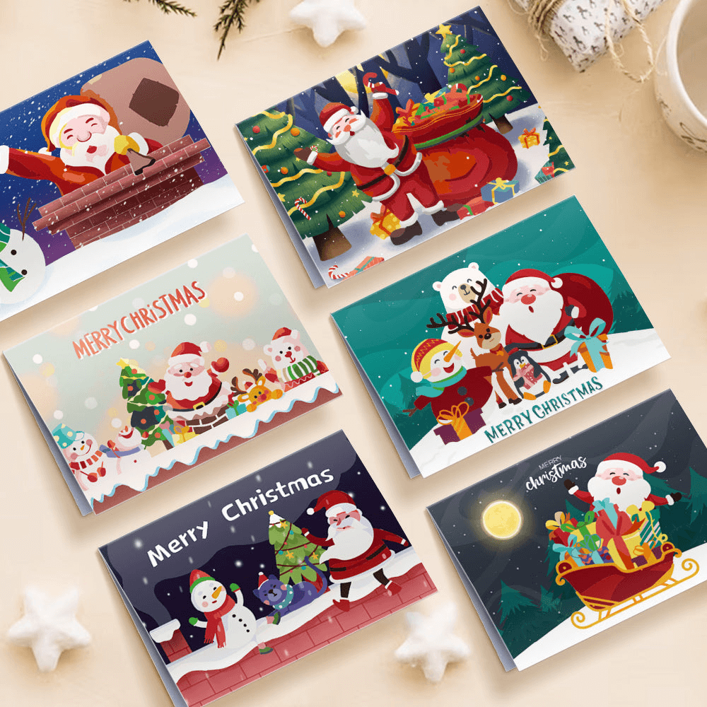 Christmas Note Cards | Christmas Cards | Portrait By Numbers