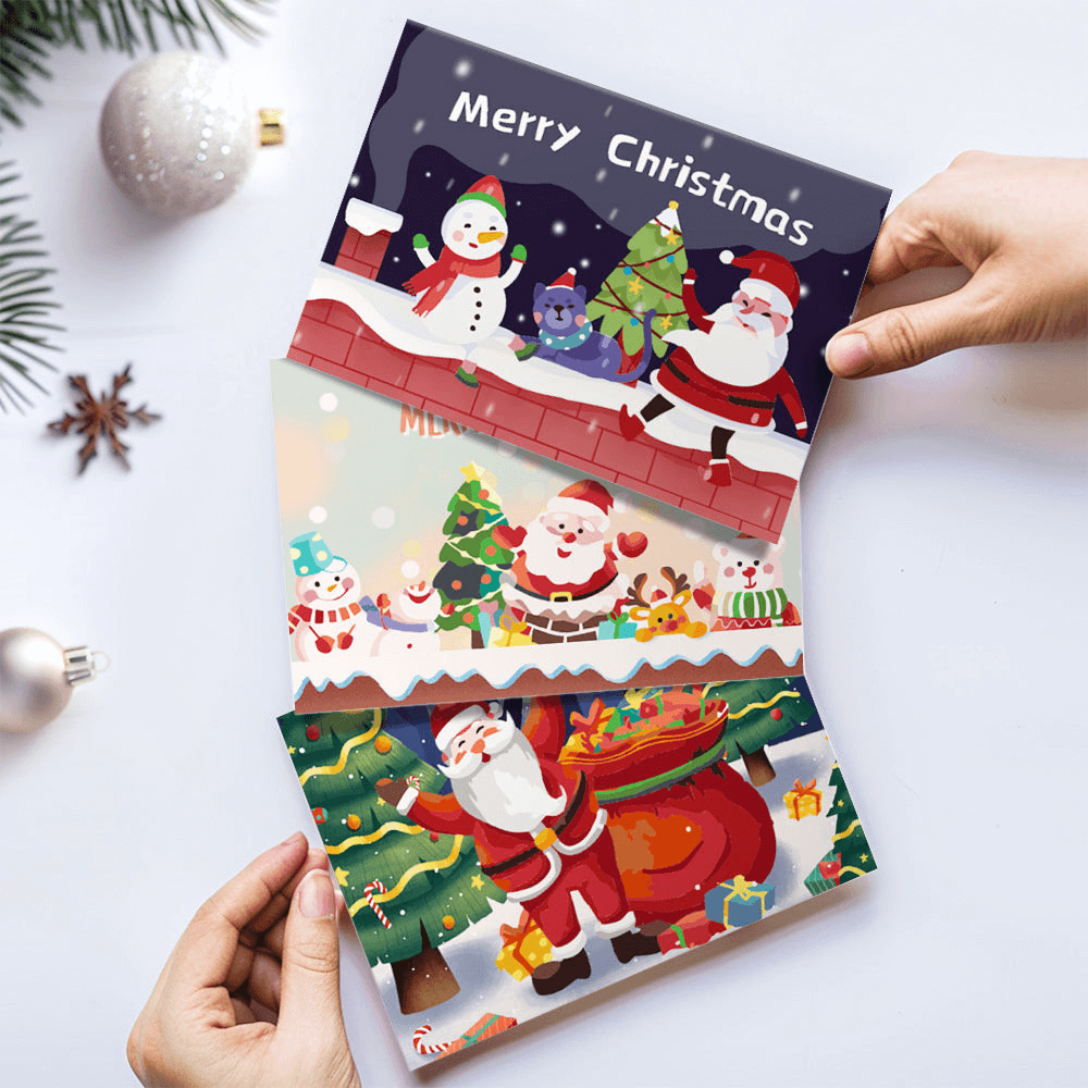 Christmas Note Cards | Christmas Cards | Portrait By Numbers