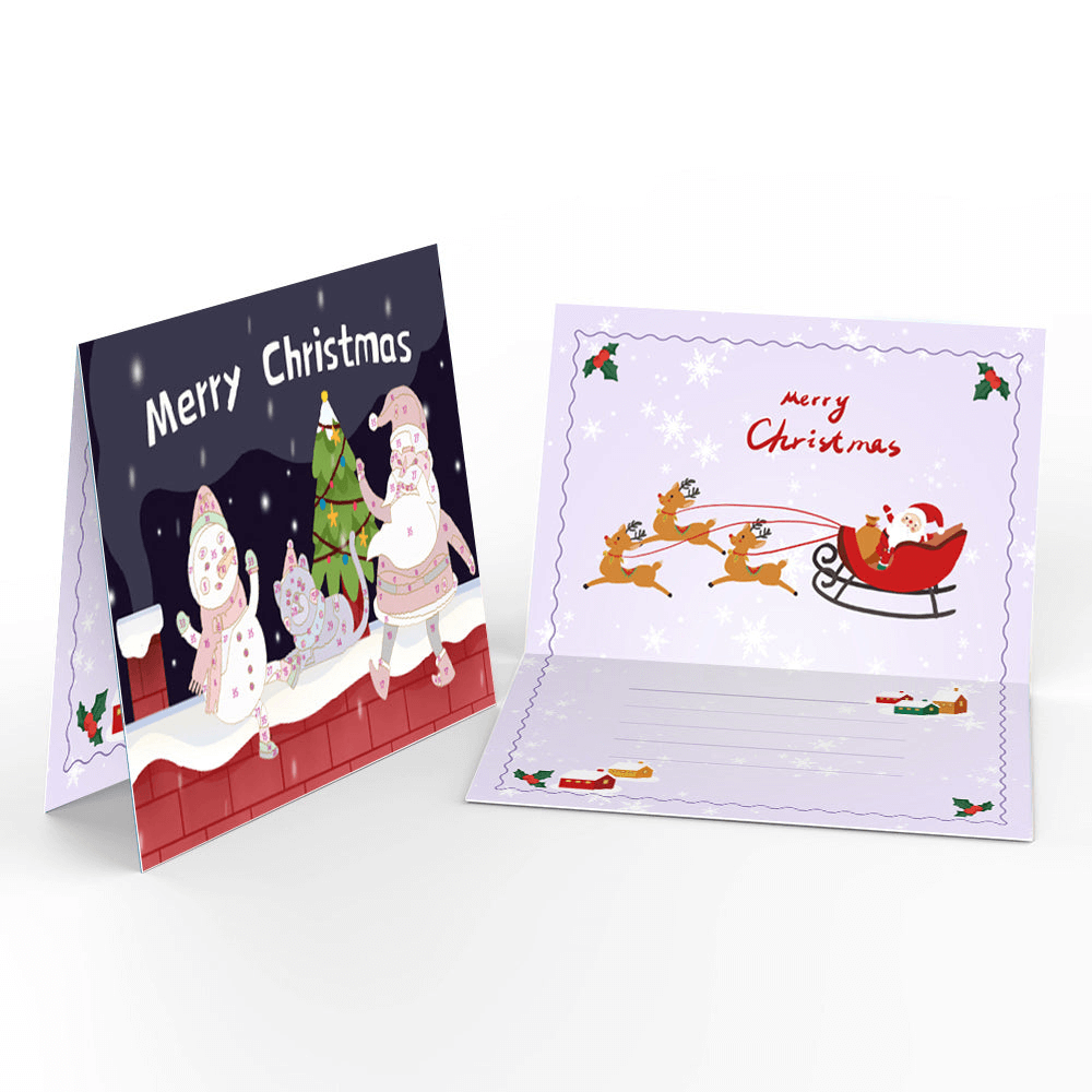 Christmas Note Cards | Christmas Cards | Portrait By Numbers