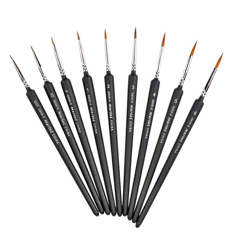 Detail Paint Brushes | Fine Paint Brush | Portrait By Numbers