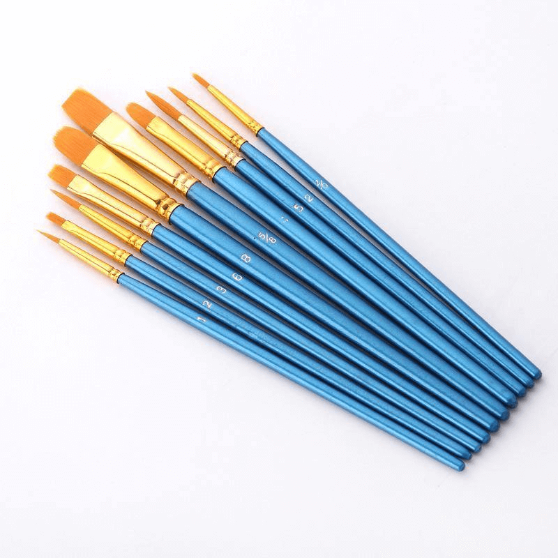 Premium Paint Brushes | Pack of Paint Brushes | Portrait By Numbers