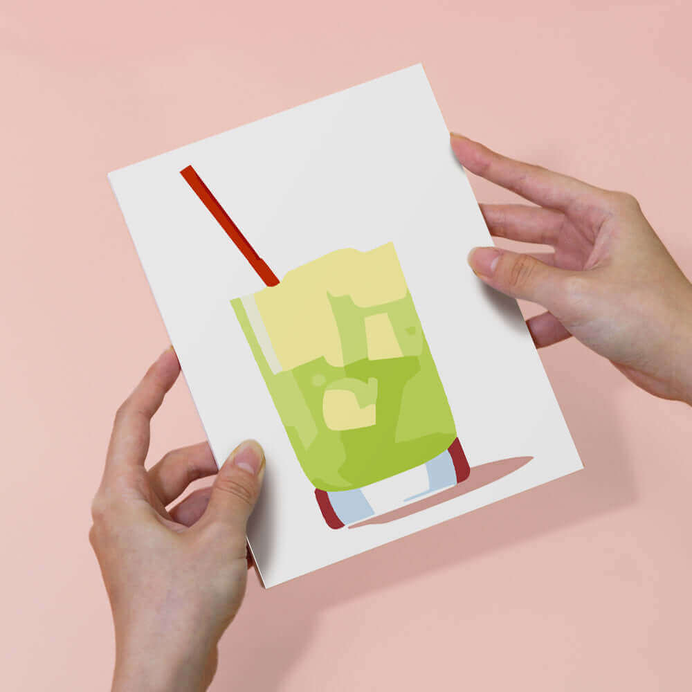 Drink Poster Set | Glassful Poster Set | Portrait By Numbers