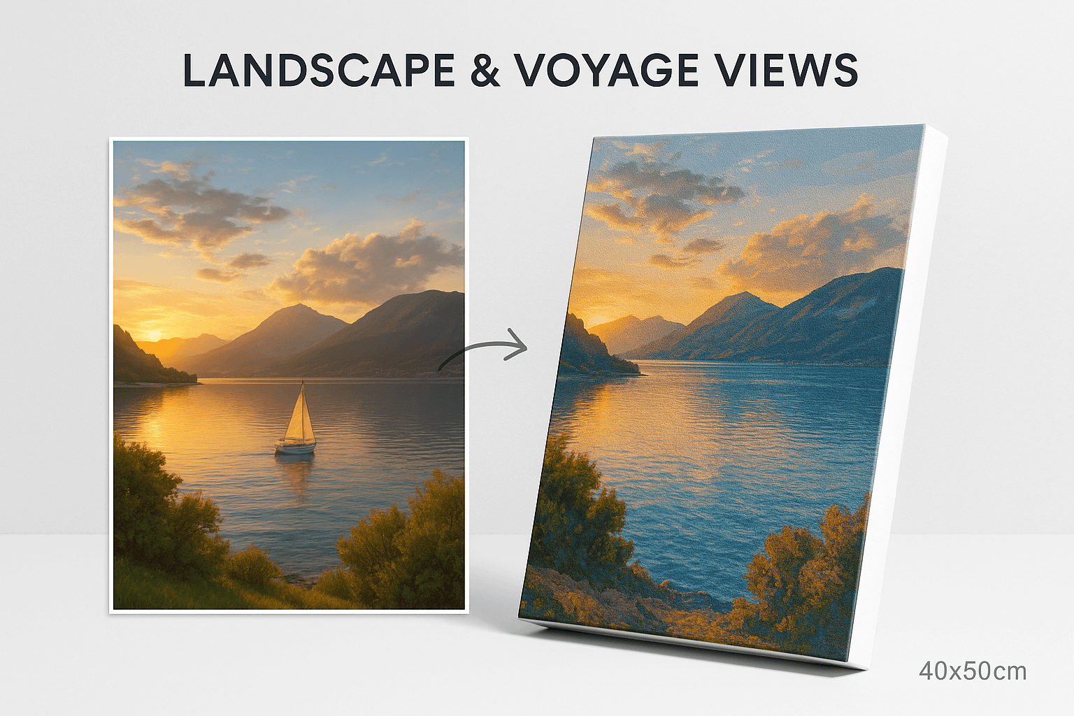 Landscape & Voyage Views - Custom Paint by Numbers Kit