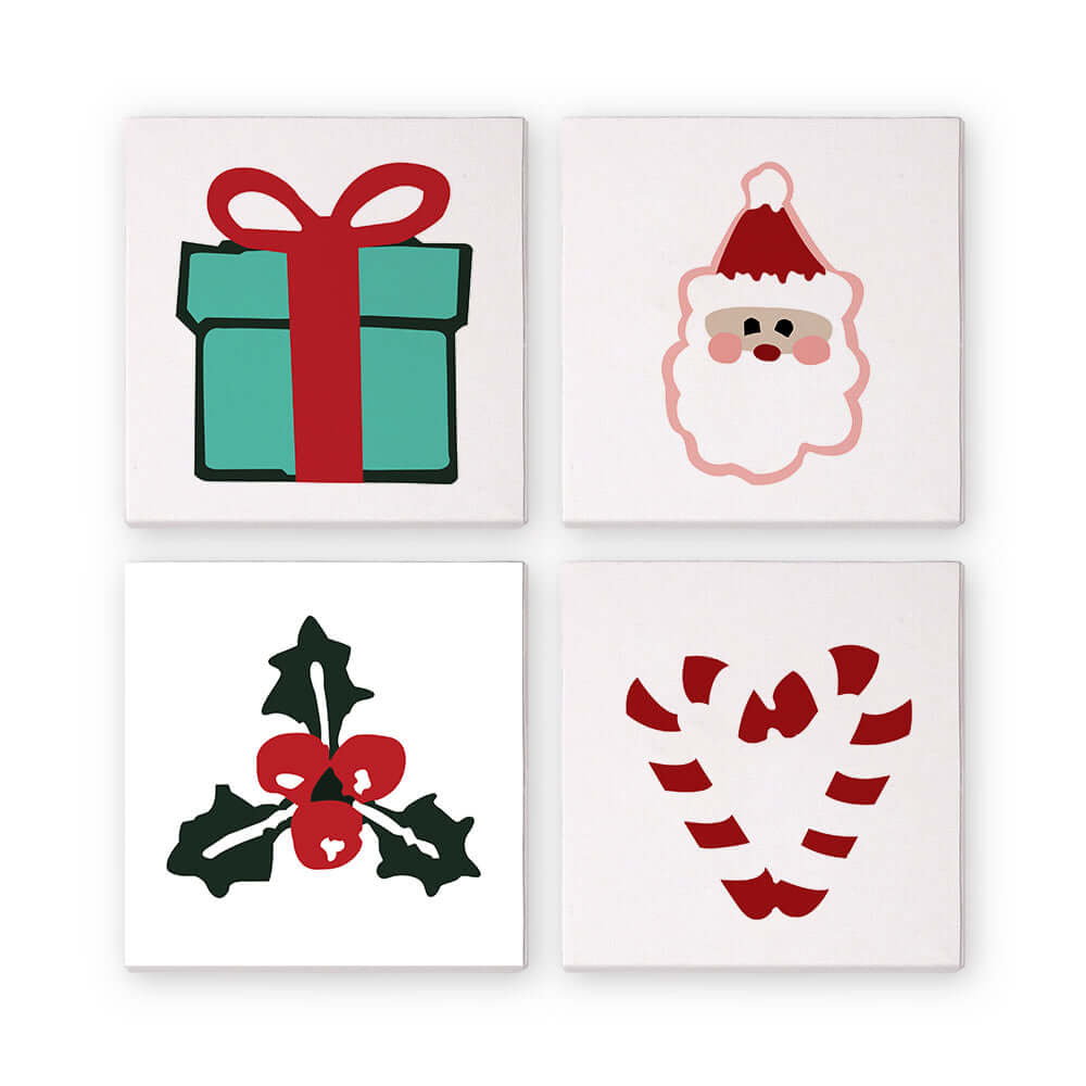 Yuletide Quads (Set of 4)