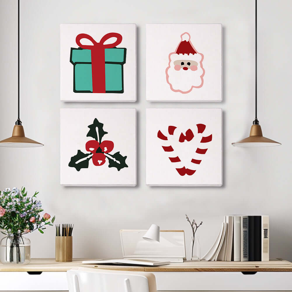 Yuletide Quads (Set of 4)