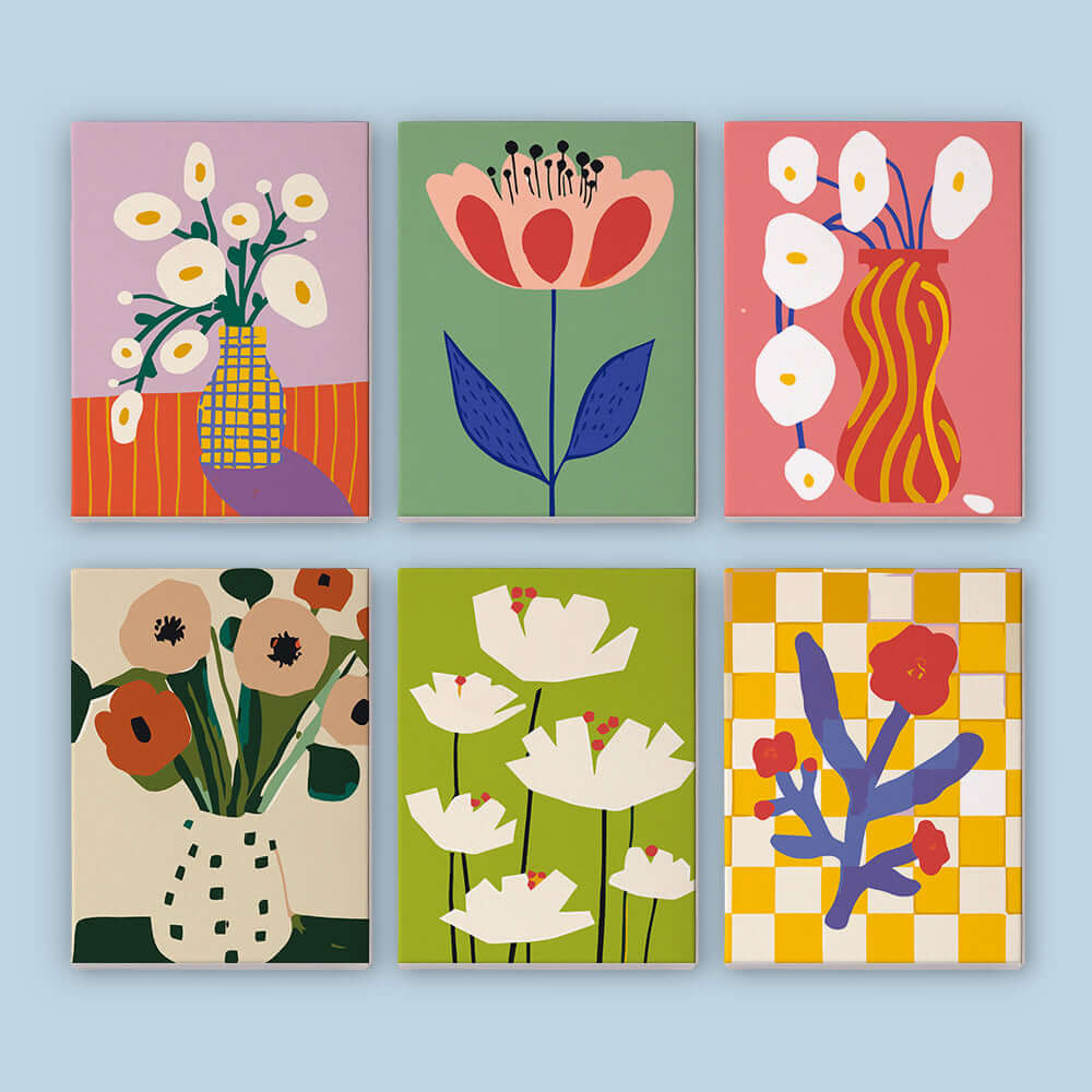 Happy Blooms (Set of 6)