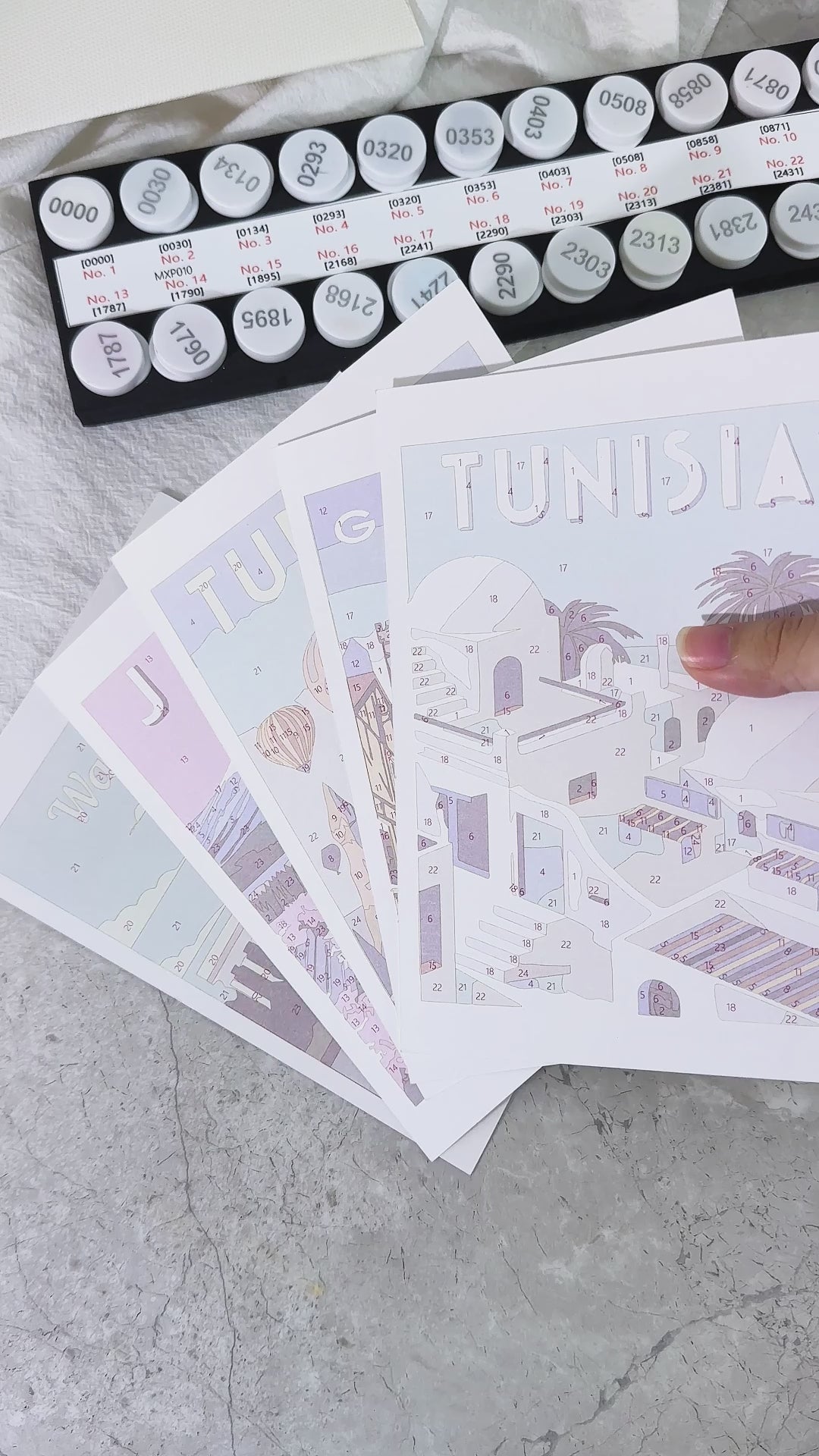 Load video: Wanderlust Travel Poster Cards Set