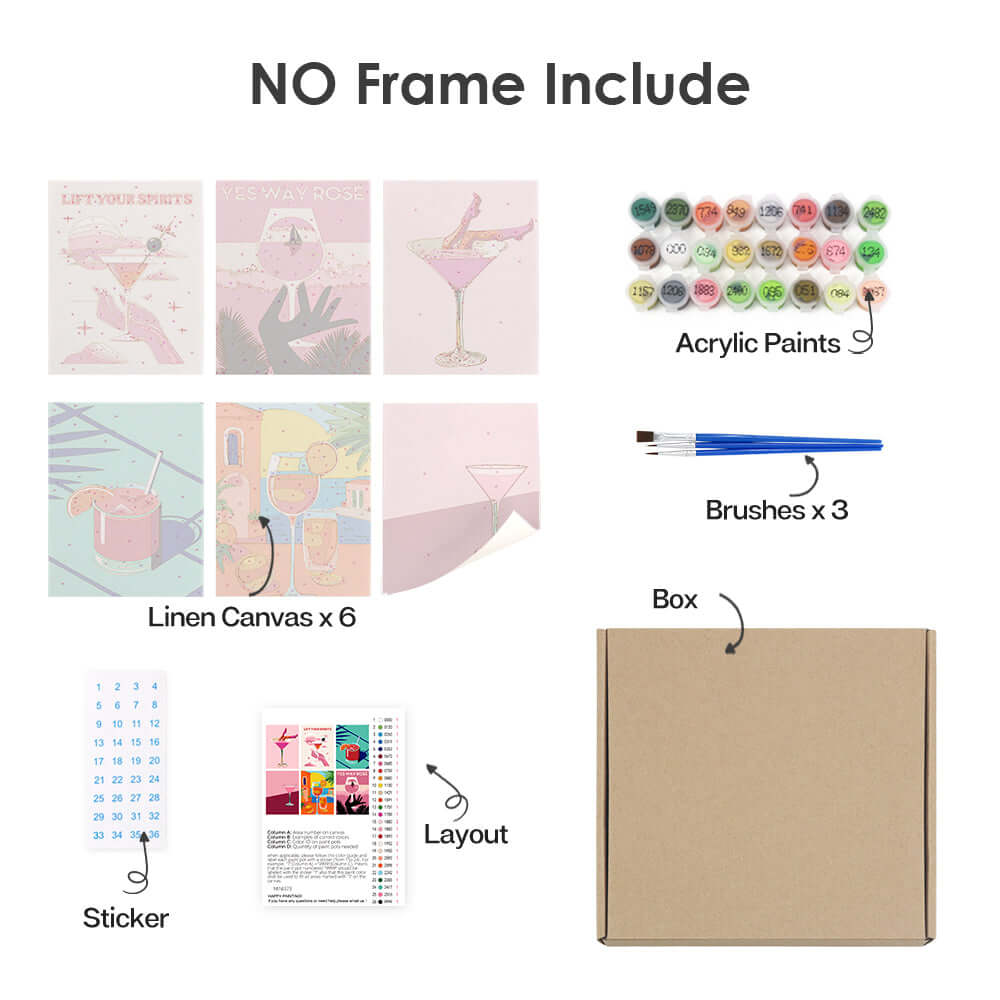 Rosé Reverie (Set of 6)