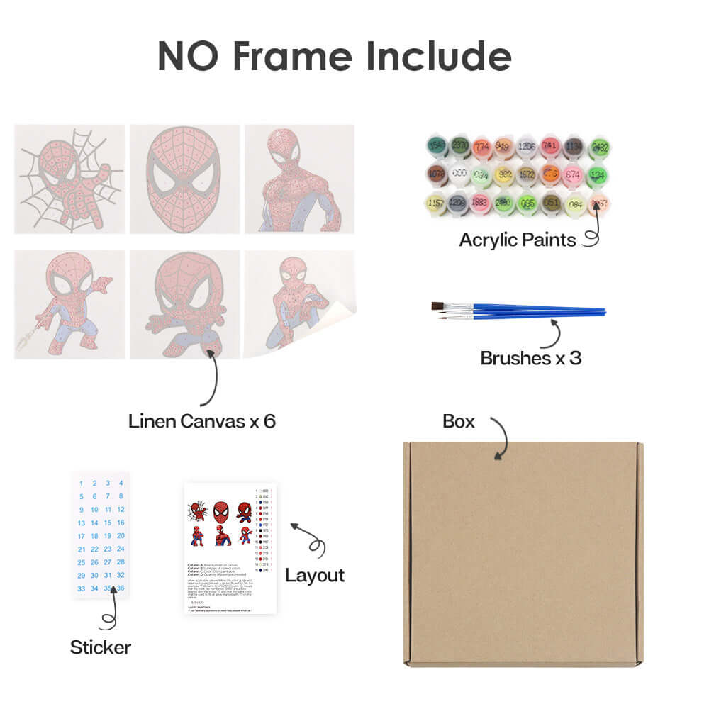 Spider Strokes (Set of 6)