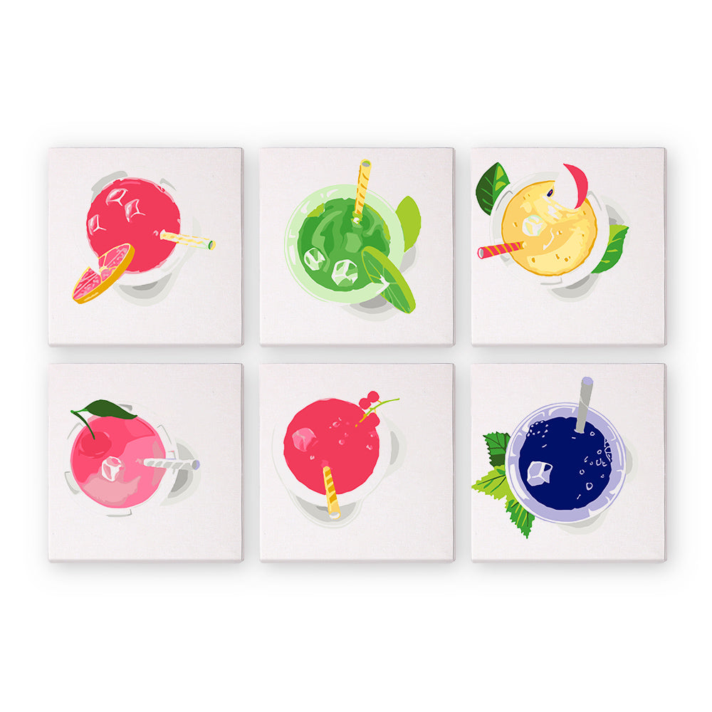 Summer Sips from Above (Set of 6)