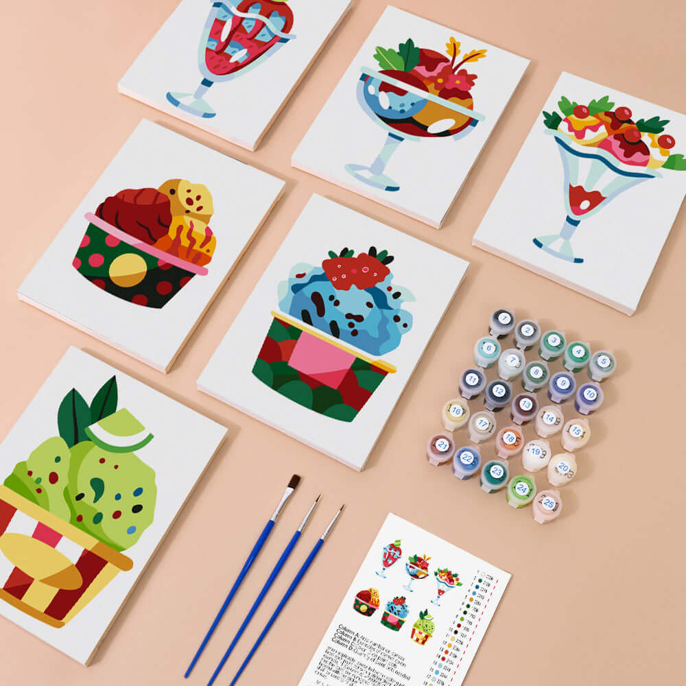 Ice Cream Poster | Sundae Funday Poster | Portrait By Numbers