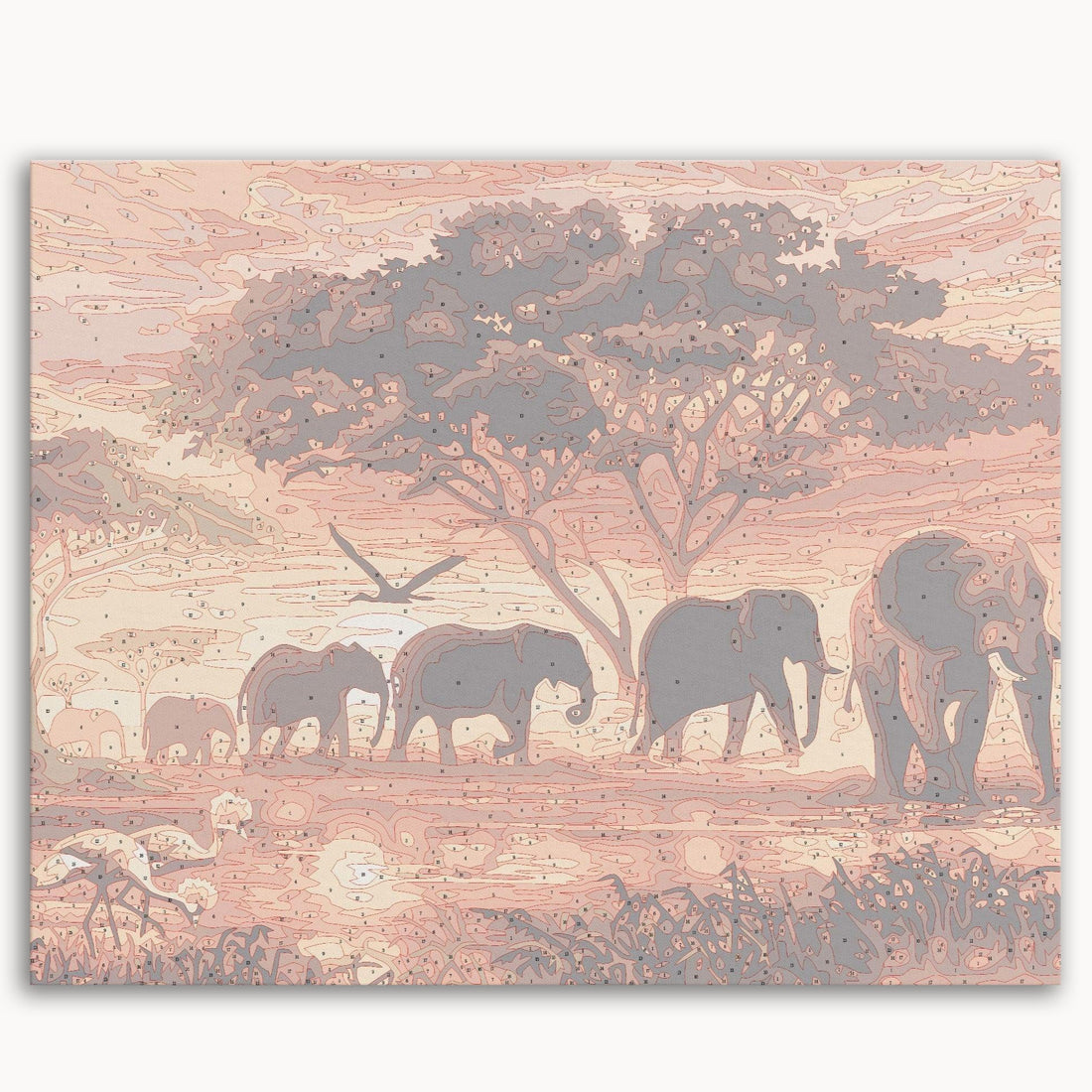 Sunset Elephants