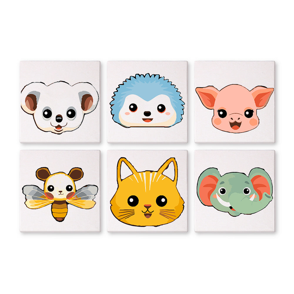 Tiny Faces of the Wild (Set of 6)