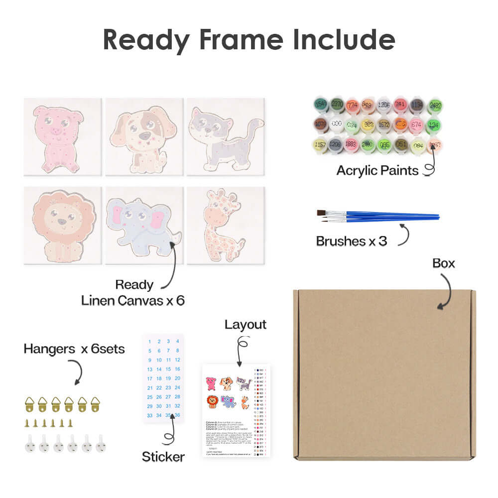 Tiny Tails (Set of 6)