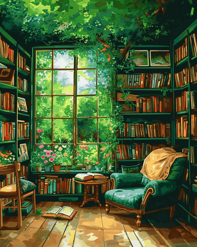 Verdant Book Nook