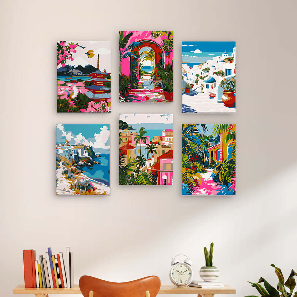 Painted Paths (Set of 6)