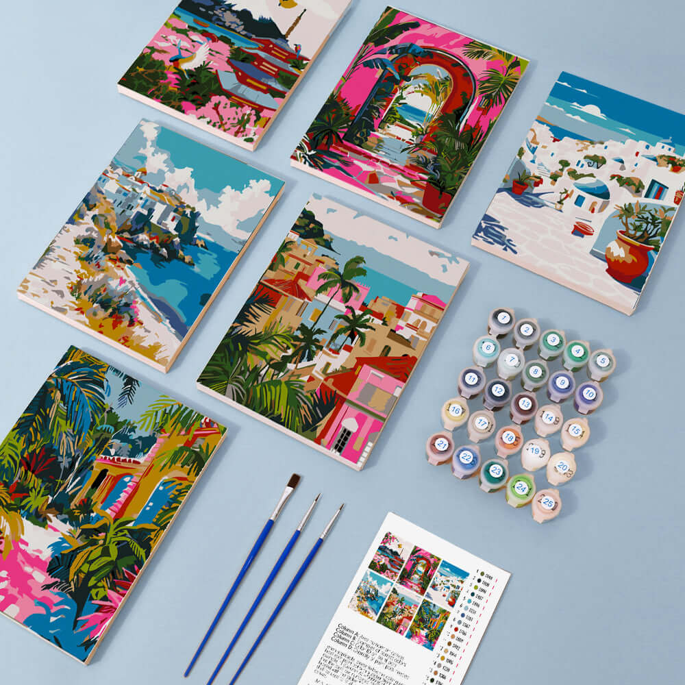 Painted Paths (Set of 6)